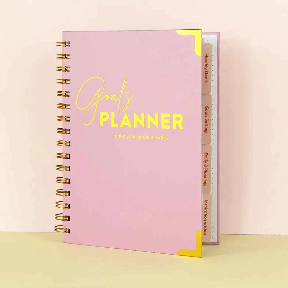 Trend Hot Simple 2026 Schedule This Planner Notebook Coil This English Version of The Weekly Plan This Goal Plan
