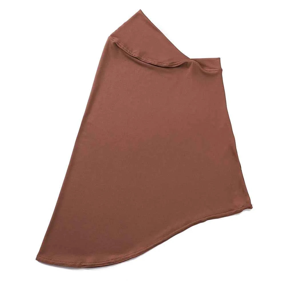 Islamic Full Cover Underscarf Stretch Turban Cap Hijab Bonnet Ready to Wear Snap Fastener Instant Hijab for Muslim Women
