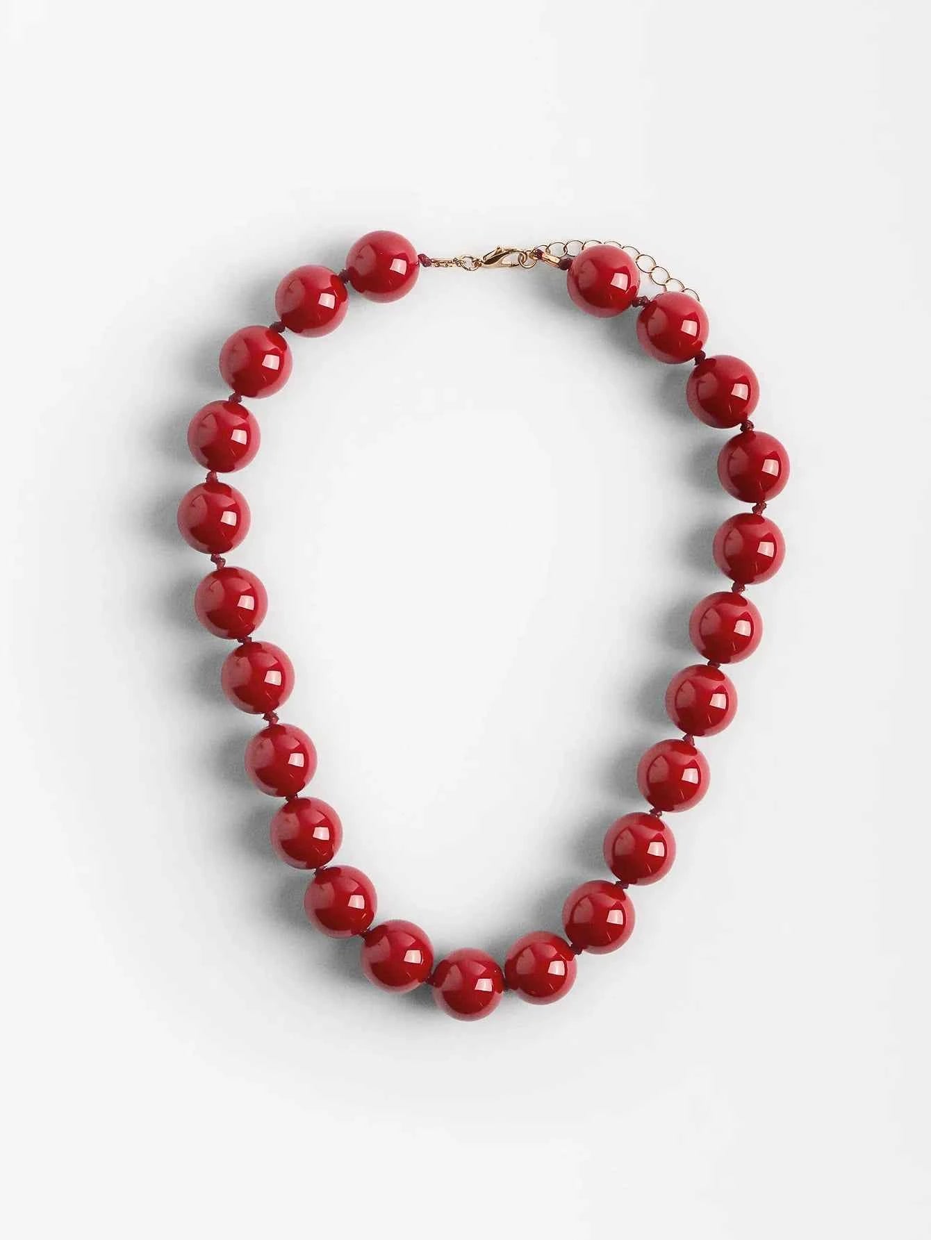 Bohemia Bead Round Colourfulne Neckalce for Women Fashion Banquet Colorful Geometric Holiday Jewelry Party Gifts