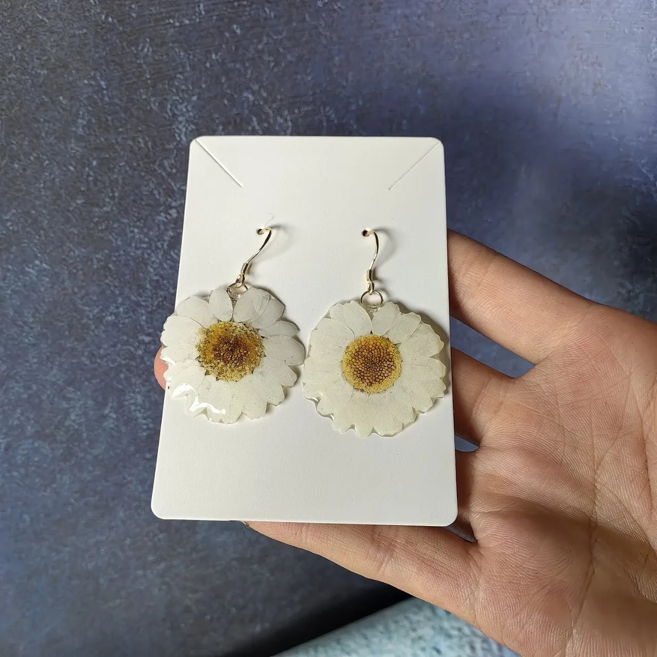 Multicolor Natural Flower Earrings Handmaking Epoxy Resin Natural Flower Earrings Unique Plant Earring Floral Jewelry Wholesale