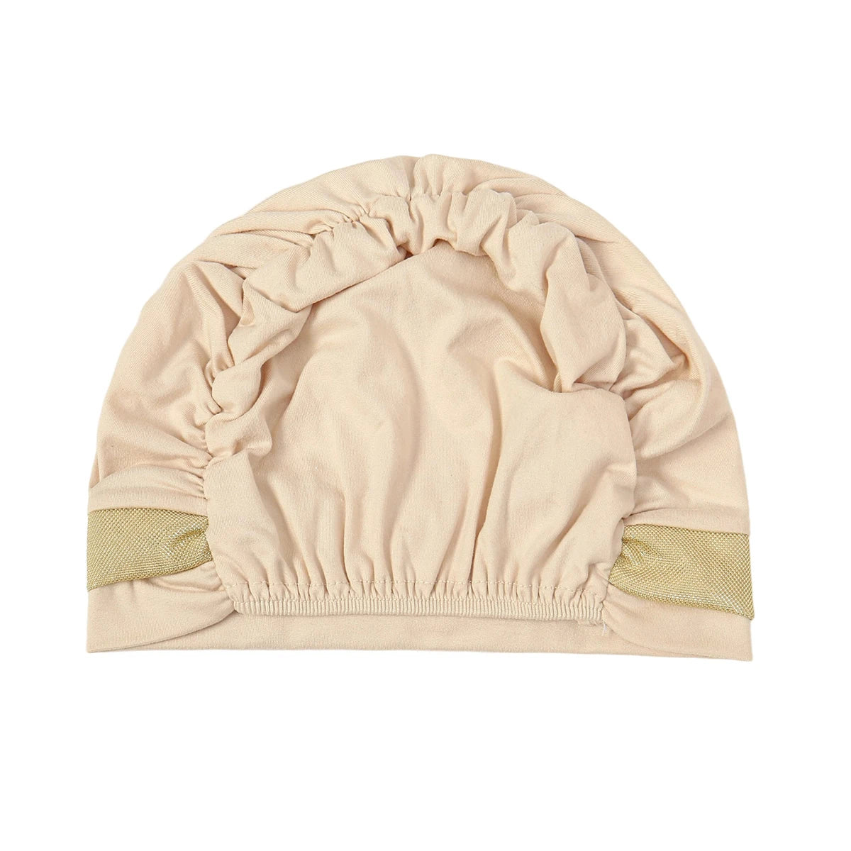 2025 New Muslim Hijab Women Scarf Hair Accessories Soft Elastic Cloth Hat Head Cover Wide Night Sleep Bonnet Hijabs for Girl