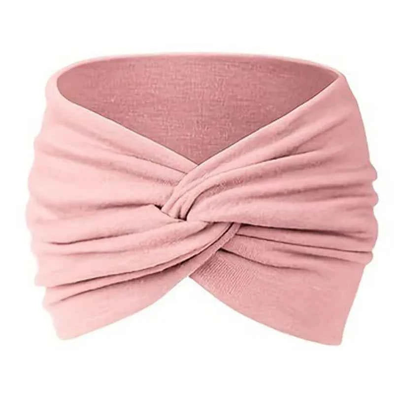Women Headbands African Wide Hair Wrap Turban Twist Headband for Women Large Sport Workout Stretch Non-slip Big Hair Bands