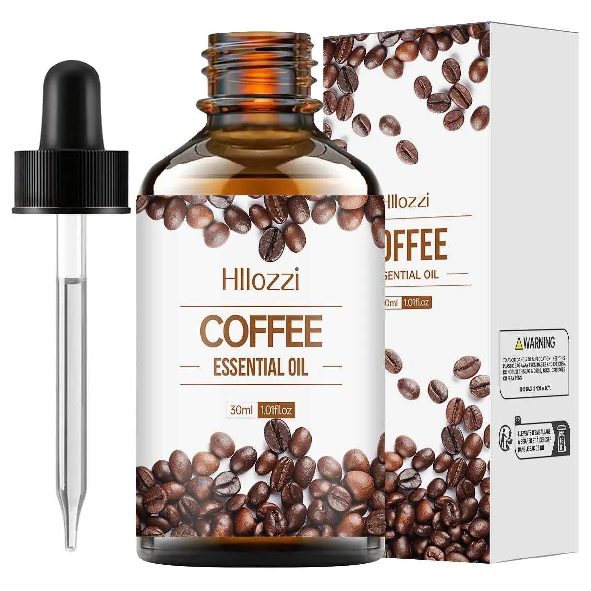 30ml/1.01fl.oz Coffee essential oil for skin, hair, nails and eyelashes, moisturizing, nourishing, suitable for all skin types - NamafadStore