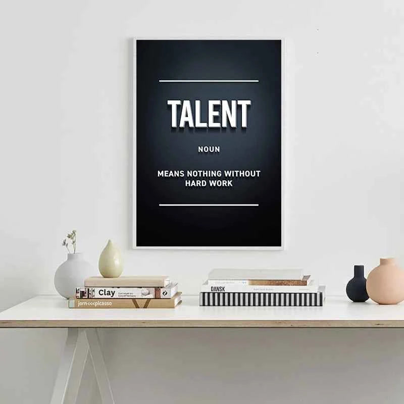 Modern Wall Art Poster Paintings Wall Decor Motivational Words Art Prints Black Quotes Minimalist Positive Words Home Decor