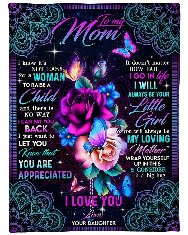 Personalized To My Son Blanket – I’ll Always Be With You, Love From Mom