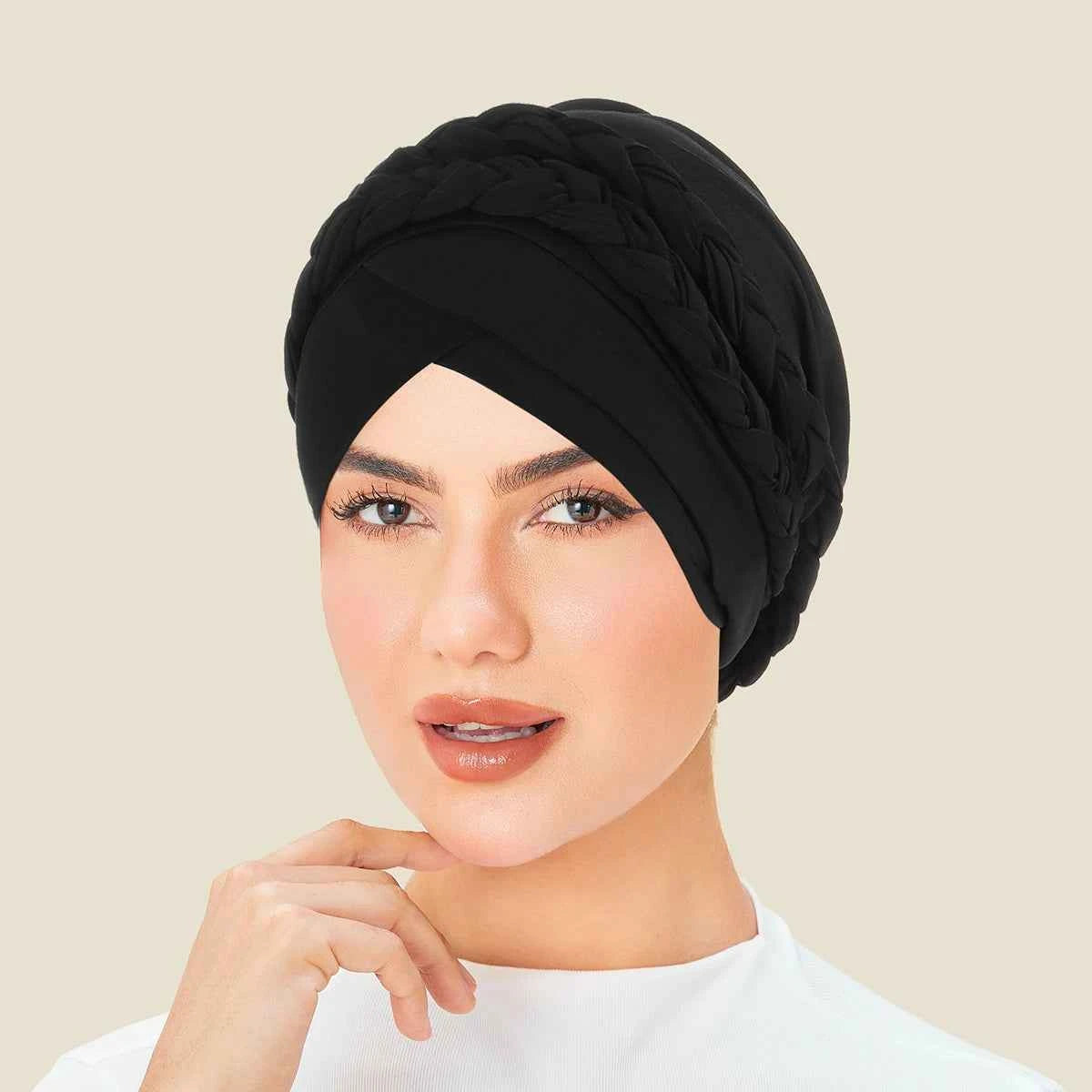New Head Scarf for Muslim Women Solid Color Turban Bonnet Hijab Caps Inner Hijabs Femme Musulman Arab Wrap Turbantes