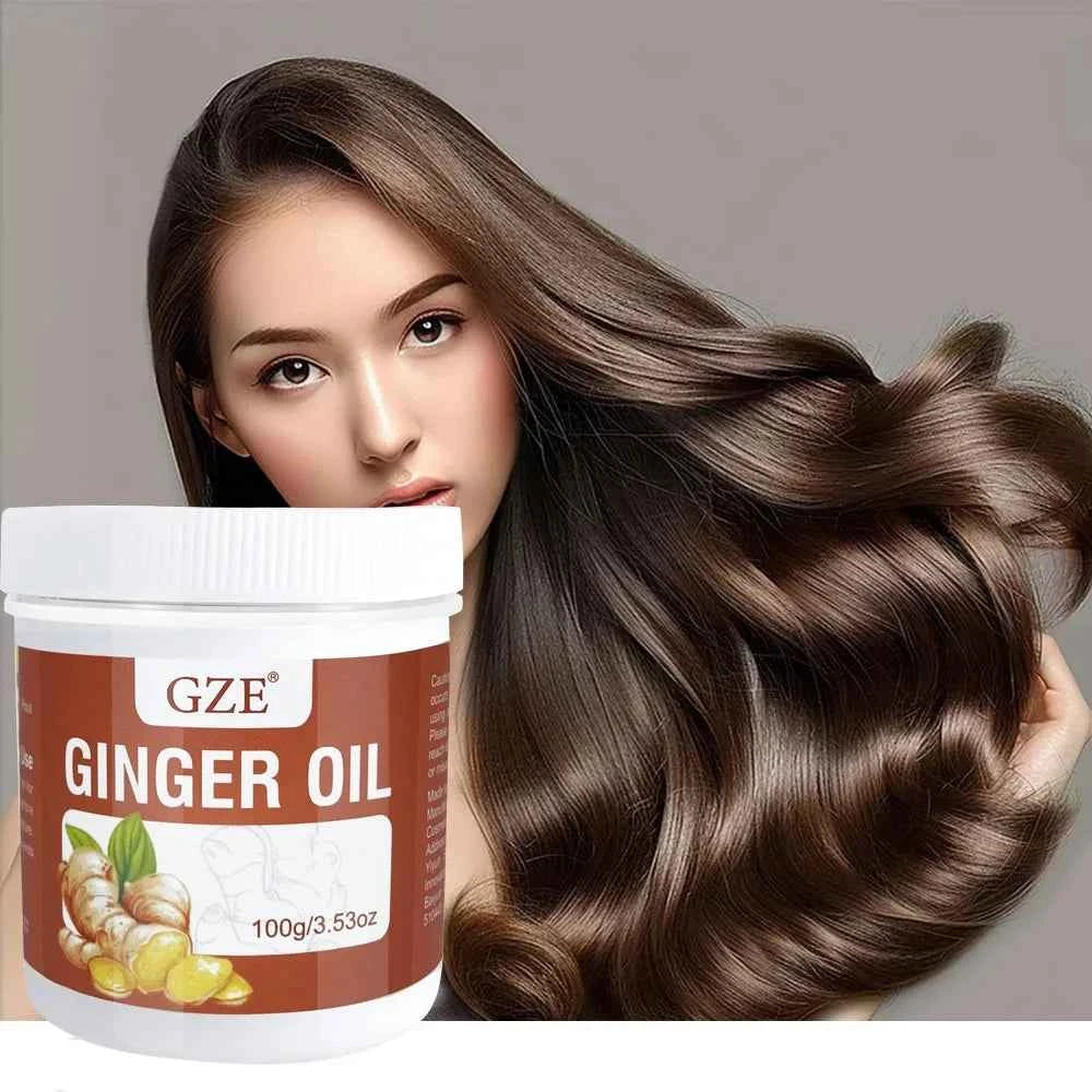 GZE Ginger Hair Oil, for longer, Fuller & Healthier Hair, Moisturizing - NamafadStore