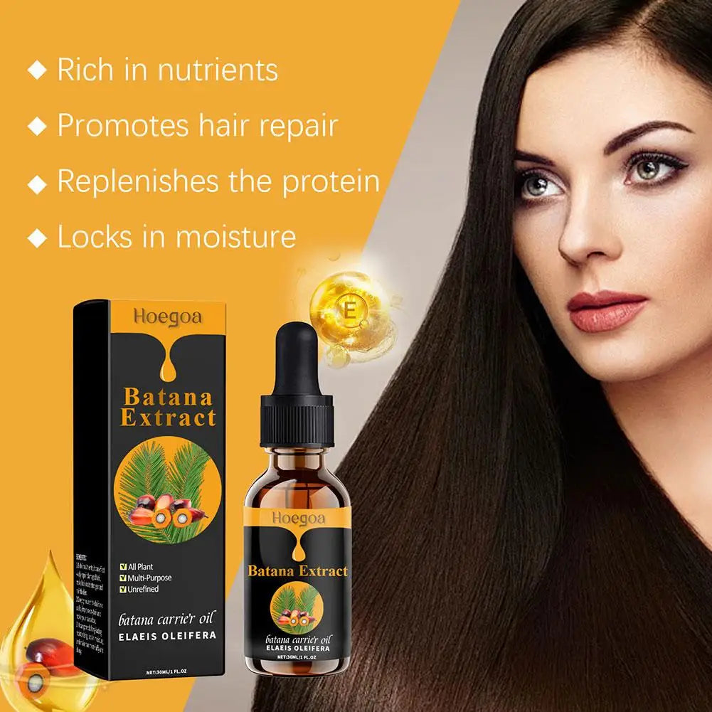 Batana Oil for Hair Growth Deep Nourishing Hydrating Hair Repair Treatment Moisturizing Scalp Care Softening Essence Haircare - NamafadStore
