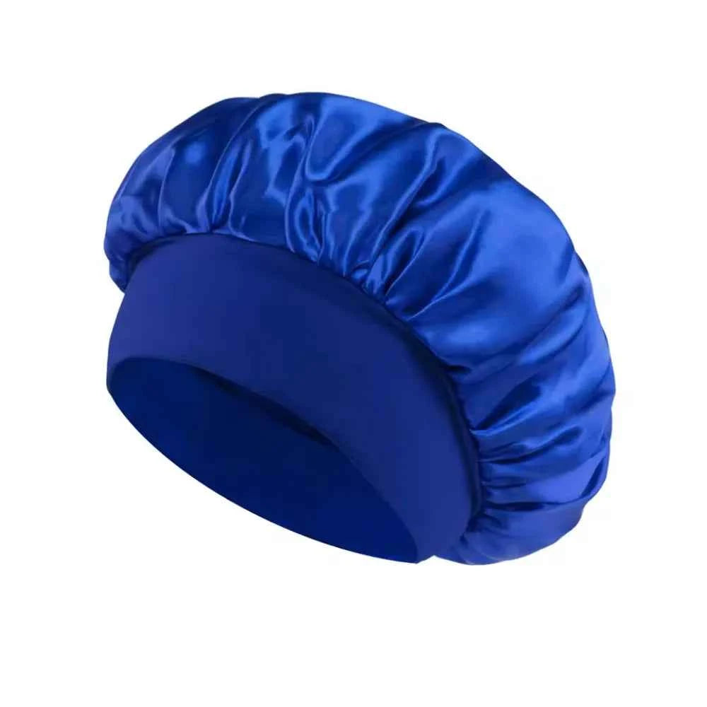 1PCS Satin Bonnet Hair Bonnet for Sleeping,Silk Bonnets for Black Women with Elastic Soft Band for Hair Care