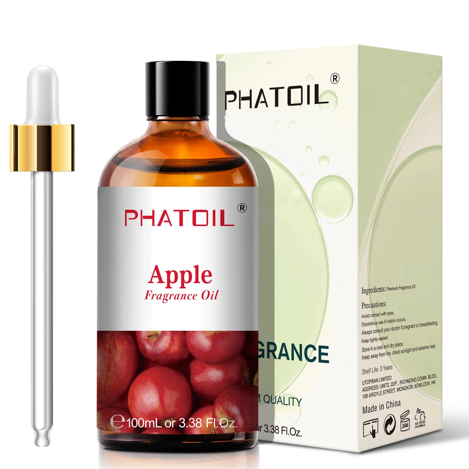 PHATOIL 100ml Sweet Fruity Fragrance Oil for Diffuser Candles Making -Coconut & Vanilla Strawberry Lemon Peach Pear Aroma Oil - NamafadStore