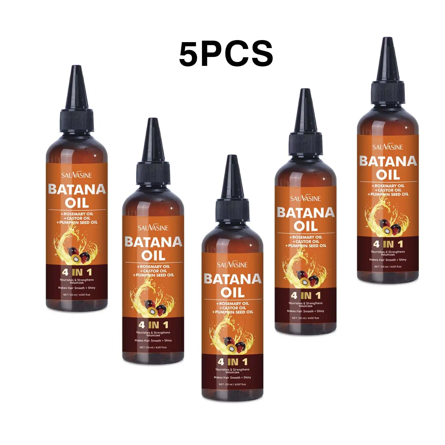 4 IN 1 Batana Oil 120ml Strengthening and Volumzing Hair Repairs Damaged Hair Promotes Hair Shiny Batana  Care Oil - NamafadStore