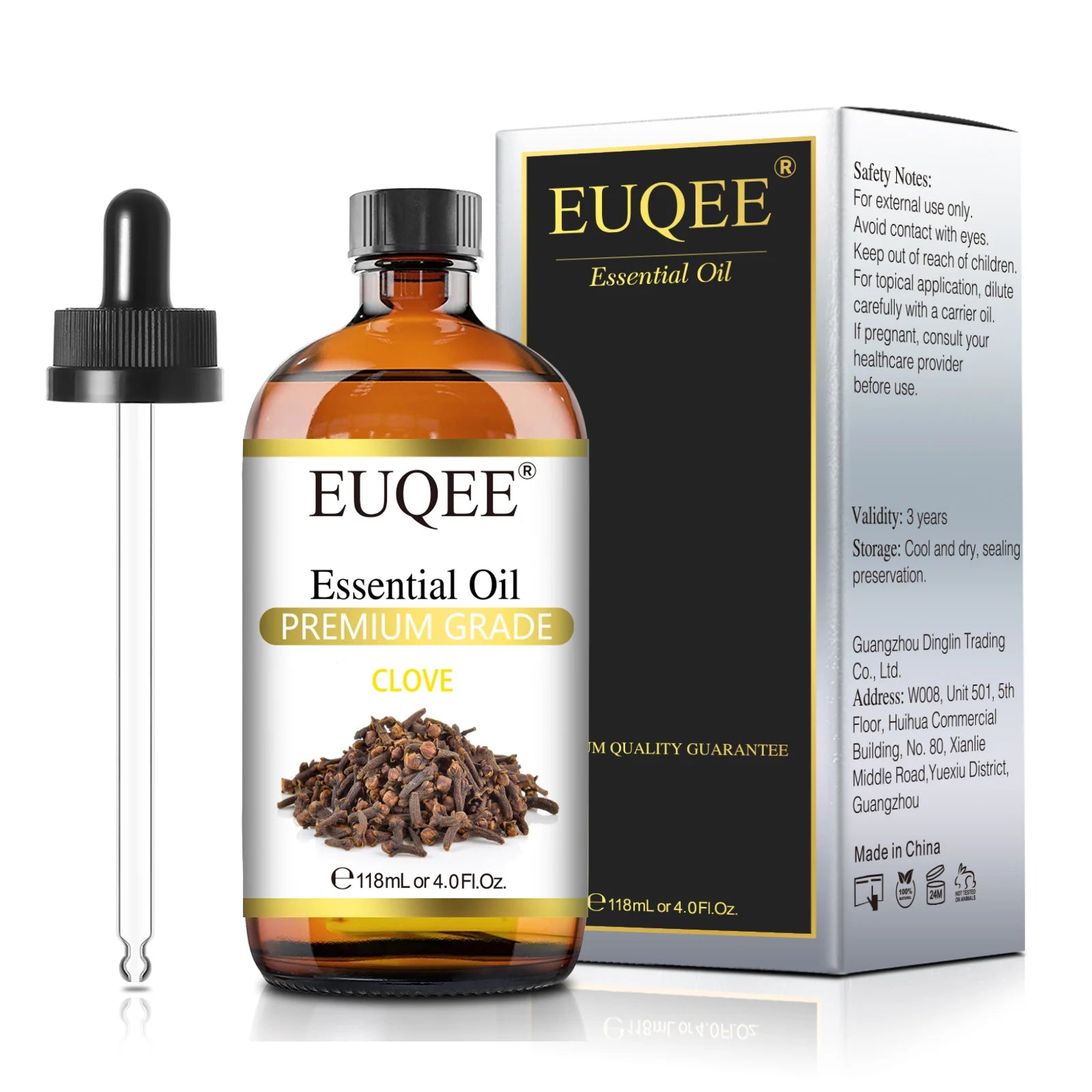 EUQEE 4 Fl Oz Essential Oils for Aromatherapy Humidifiers Aromatic Diffuser Making Scents Candle Handmade Soap Home Fragrance - NamafadStore