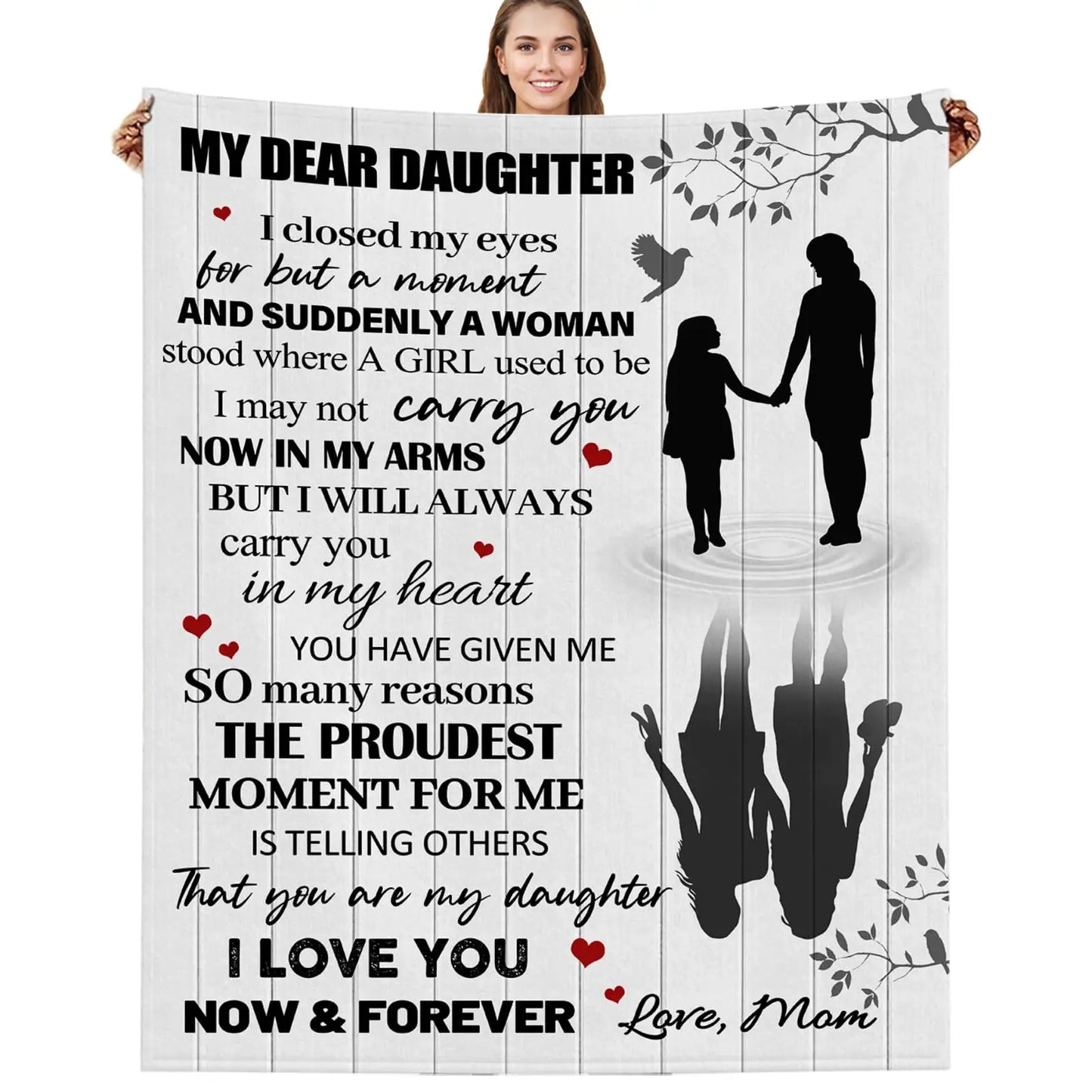 Sofa Throw Blanket for Daughter – Heartfelt Birthday & Christmas Gift