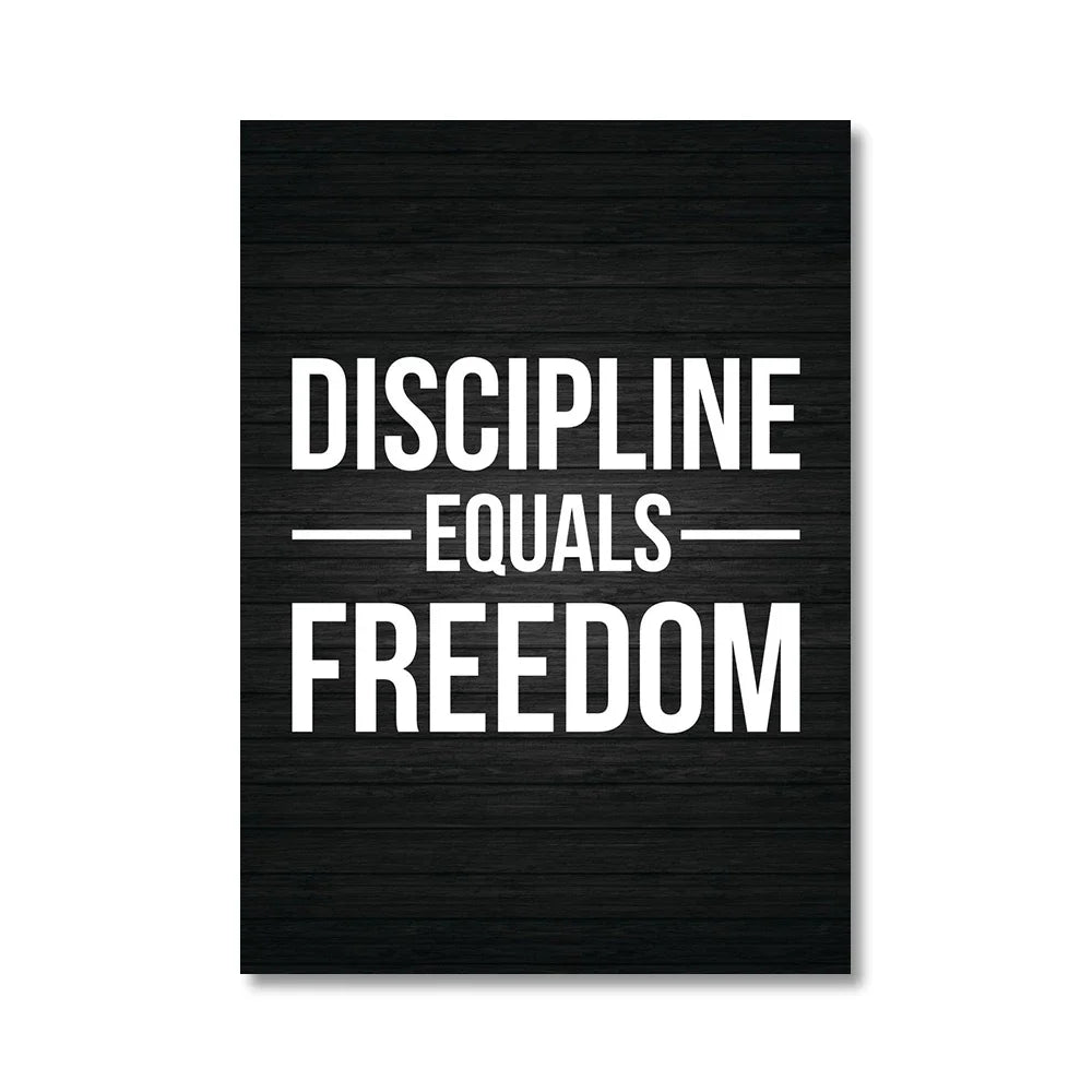 Office Decor Exercise Motivational Quote Minimalist Wall Art Print Canvas Painting Posters for Living Room Modern Home Decor