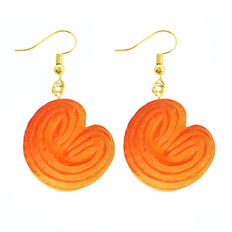 Earrings For Women Girls Cute Foods Hamburg Pizza Chicken Leg Candy Bottle Handmade Candy Kids Funny Resin