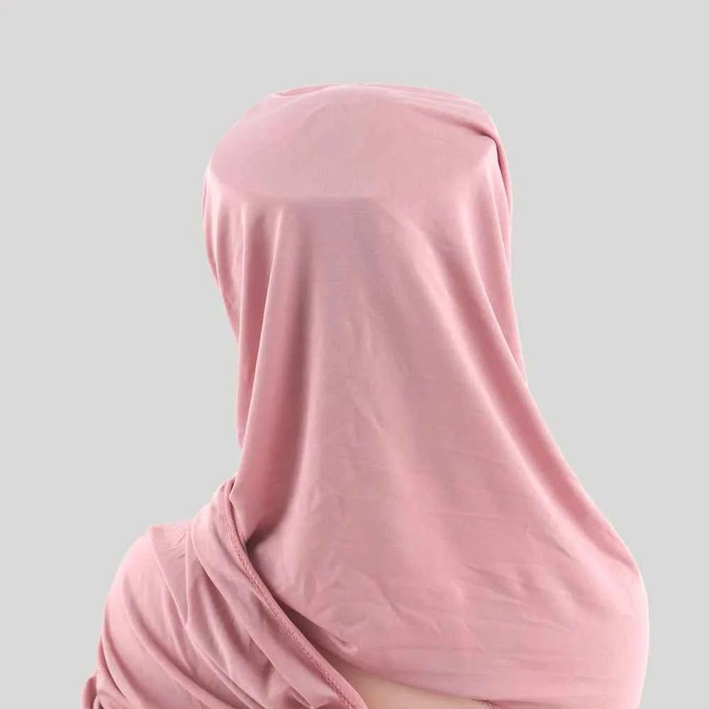 Sponge Turban Cap With Brooch Long Scarf Women Muslim Hijab Hat African Auto Gele Headtie Nigeria Wedding Headwear Headscarf
