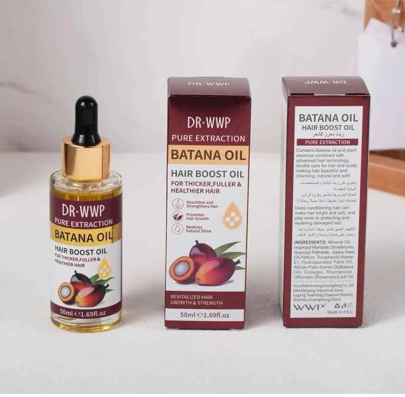 500ml Batana Oil Shampoo and Conditioner Set for Hydrating Care, Softening Hair, and Improving Dryness and Frizz