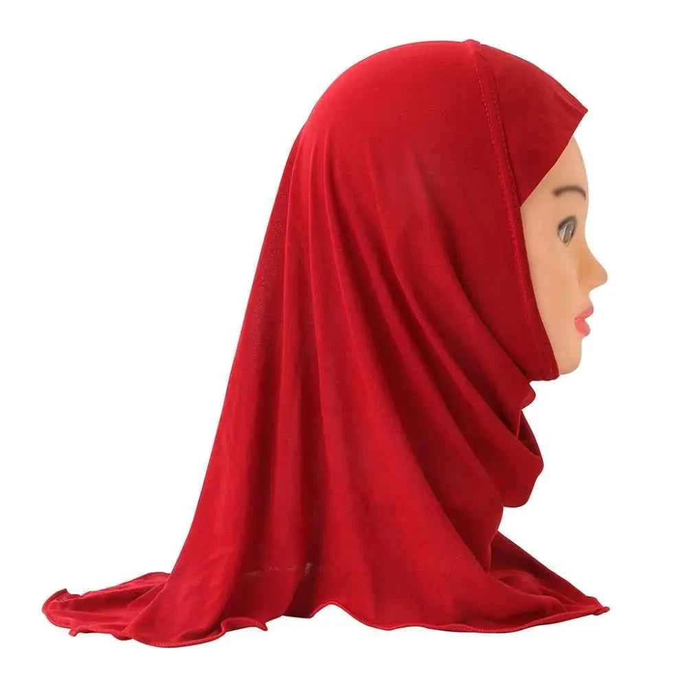 50cm Children’s Hijabs – Soft & Stretchy Muslim Girls’ Headscarf for Ages 2–7