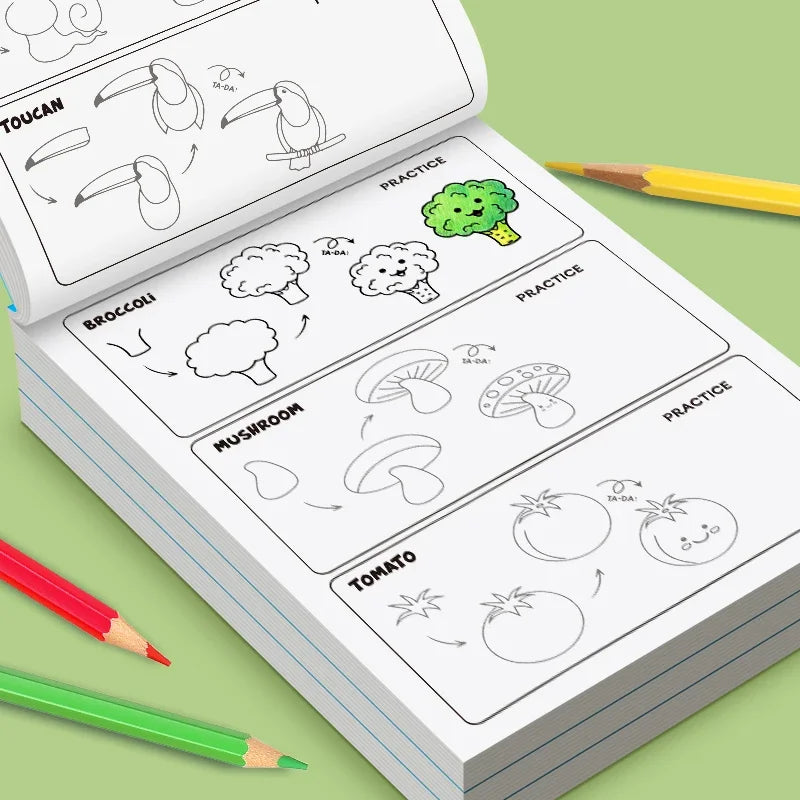 How to Draw Everything for Kids – Step-by-Step Art & Drawing Learning Book