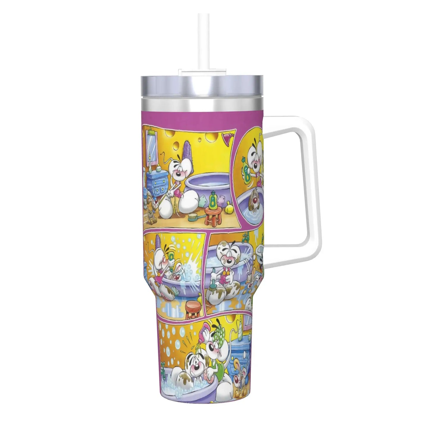 Diddl Stainless Steel Tumbler – Leakproof Insulated Hot & Cold Travel Cup