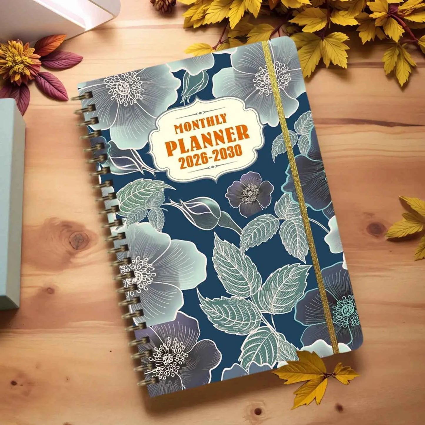 Coil Bound Monthly Planner 2026-2030 Long-Term Planning Datebooks Weekly And Monthly Planner For School Student Business
