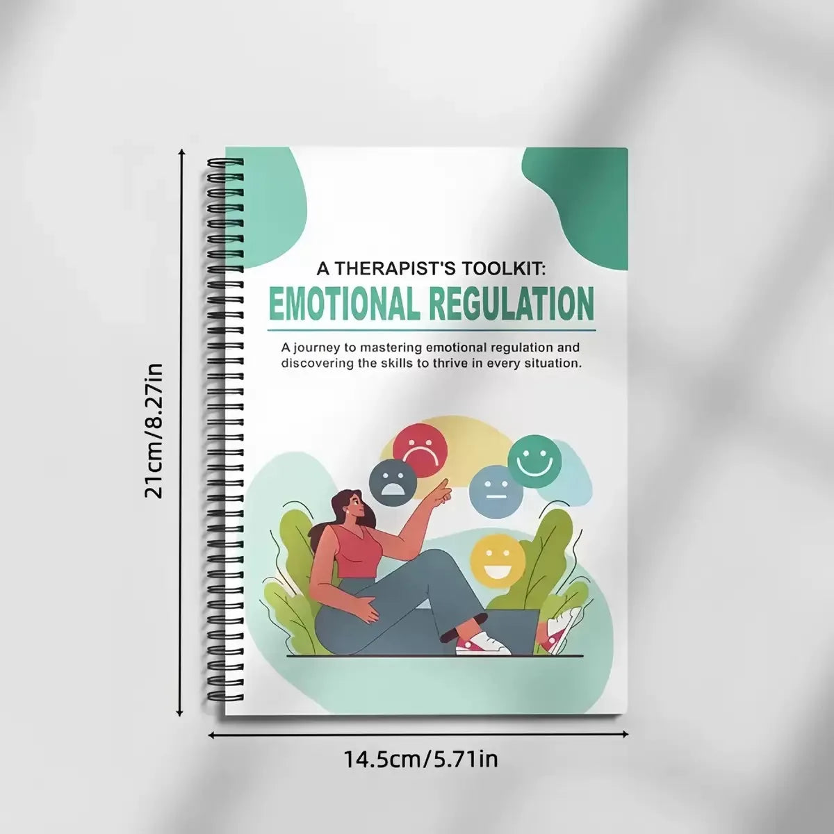 Emotional Regulation Workbook for Adults & Teens – CBT & Self-Care Journal