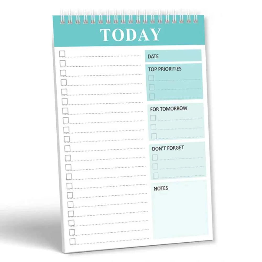 Wide To Do Planner Weekly Planning Notepad A5 Notebook Planner Schedules Weekly Meal Planner Pad Stationery Undated