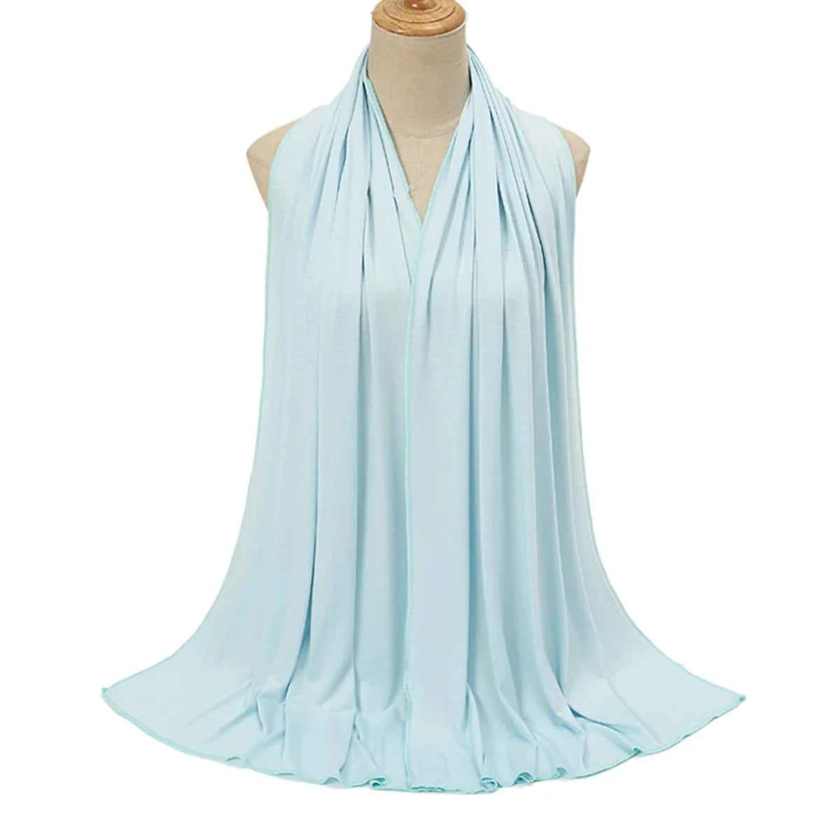 Premium Modal Cotton Jersey Hijab Scarf Muslim Long Shawl Women Plain Soft Turban Tie Head Wraps Africa Female Headband 170x60cm