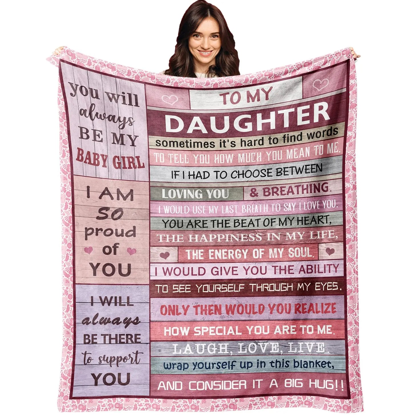 Sofa Throw Blanket for Daughter – Heartfelt Birthday & Christmas Gift