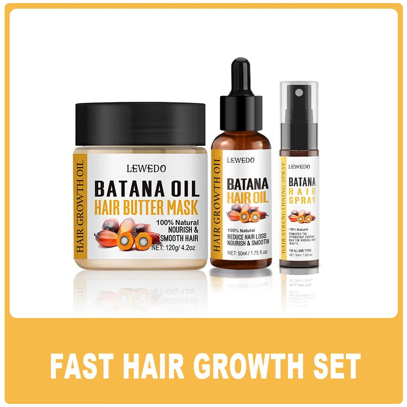 100% Pure Batana Hair Care Oil Hair Growth Oil For Natural Treatment Nourish Reduce Hair Loss Anti-Breakage Hair Thickn Products - NamafadStore