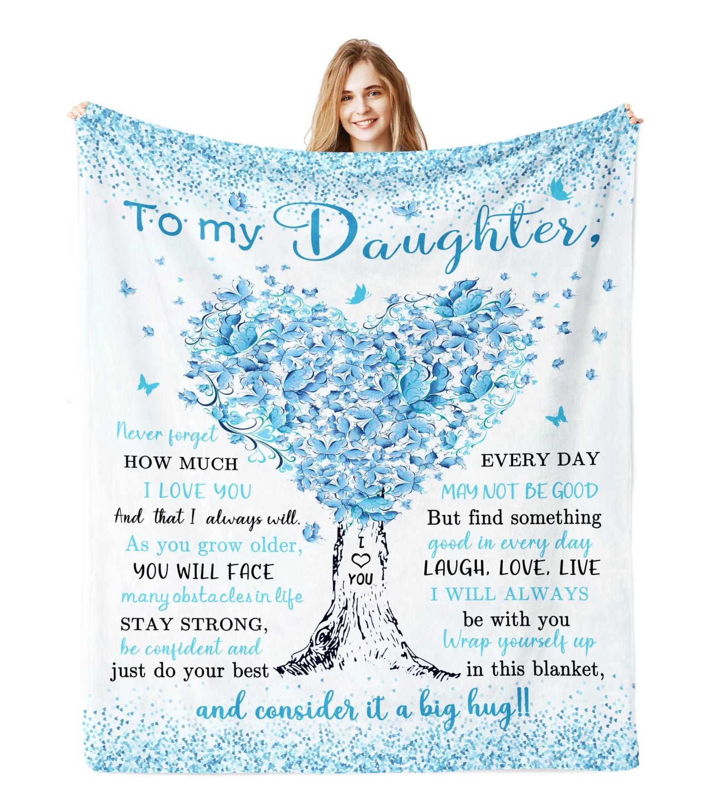 Sofa Throw Blanket for Daughter – Heartfelt Birthday & Christmas Gift