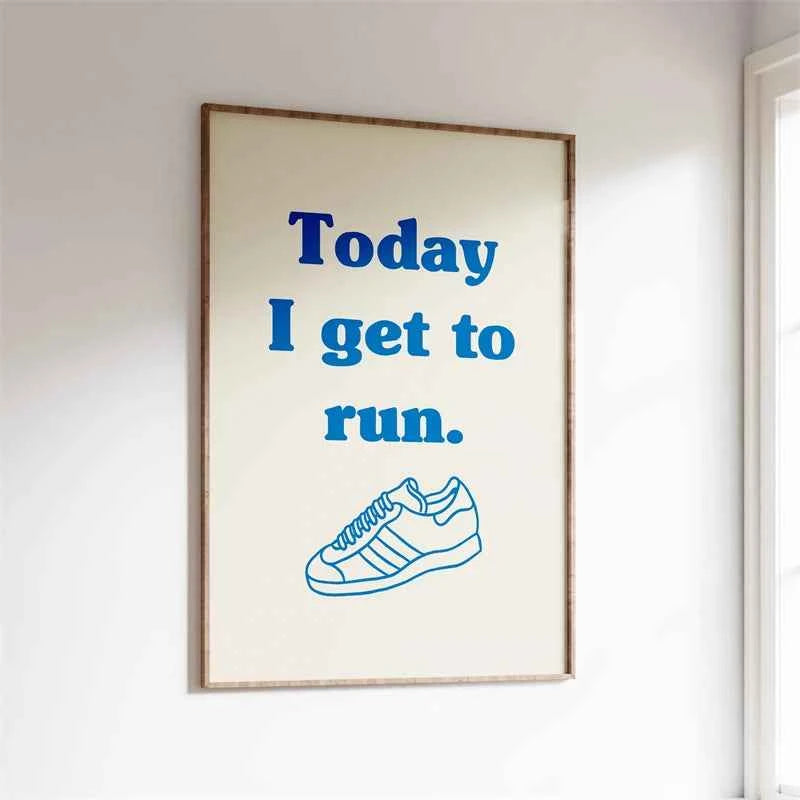 Exercise Is Medicine Poster Trendy Quote Prints Canvas Painting Motivational and Inspirational Wall Art Picture for Home Decor