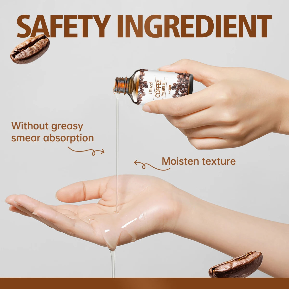 30ml/1.01fl.oz Coffee essential oil for skin, hair, nails and eyelashes, moisturizing, nourishing, suitable for all skin types - NamafadStore