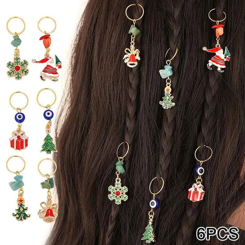 Dreadlock Hair Rings Adjustable Cuffs Clip Hair Braids Dirty Braids Bead Hairpin Hair Accessories Headwear For Women Girls