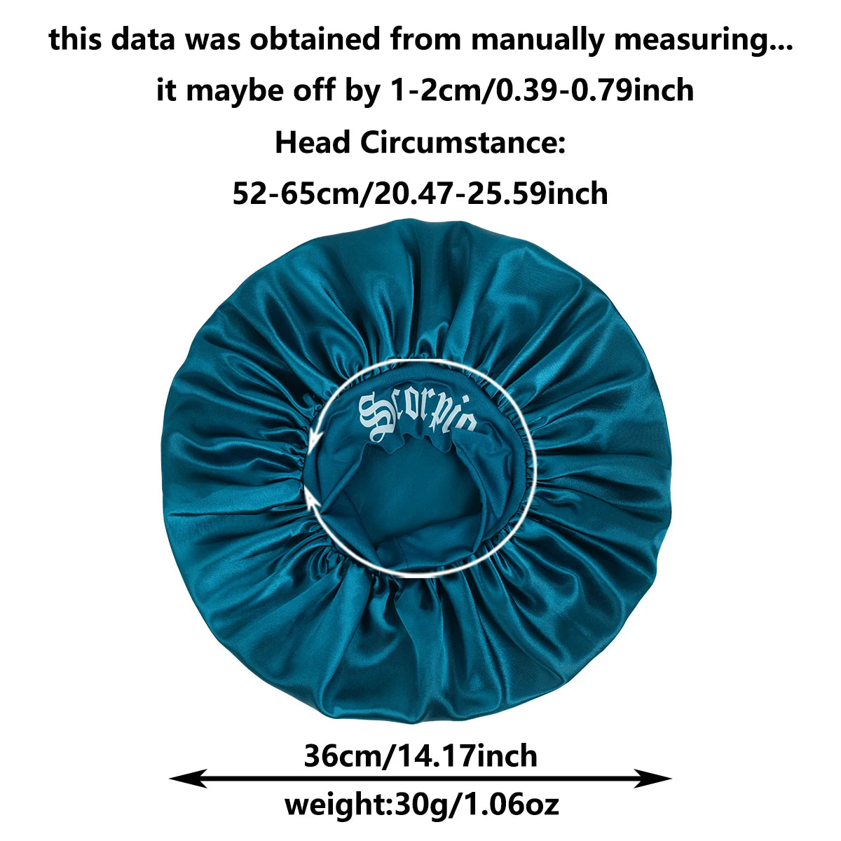 1PConstellation Print Satin Sleep Bonnet with Wide Band Soft Wrap Band for Daily Use Makeup & Face WashingComfortableSleepingCap - NamafadStore