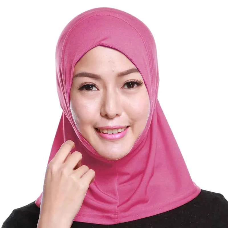 Adjustable Muslim Turban for Women – Stretch Elastic Hijab Head Wrap