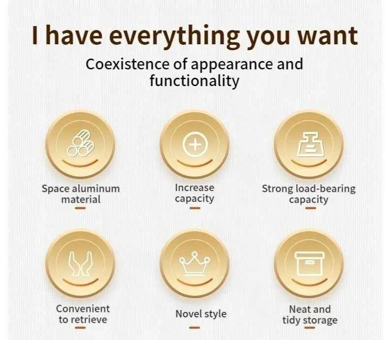 Aluminum Kitchen Shelf Wall Mounted Spice Organizer Rust and Moisture Resistant Bathroom Toiletries Storage Racks