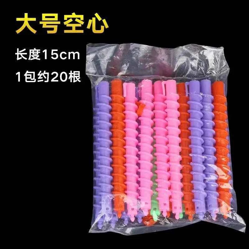 Spiral Plastic Perm Stick Women Magic Curly Hair Roller Cold Perm  No Heat Curls Cold Perm Bar Barber Hair Styling Tool