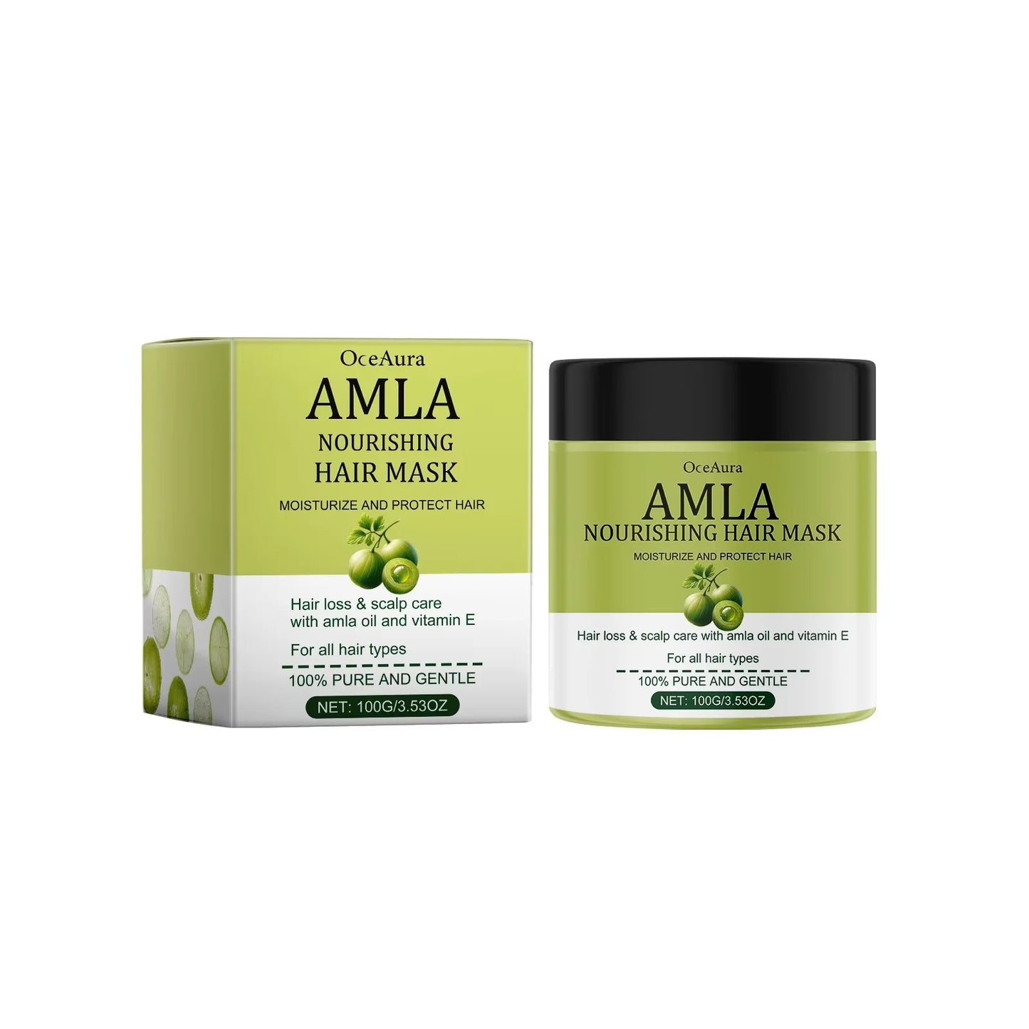 Original Amla Oil Hair Growth Moisturizing Smoothing Repair Damaged Dry Frizzy Ends Split Scalp Treatment Hair Mask Conditioner - NamafadStore
