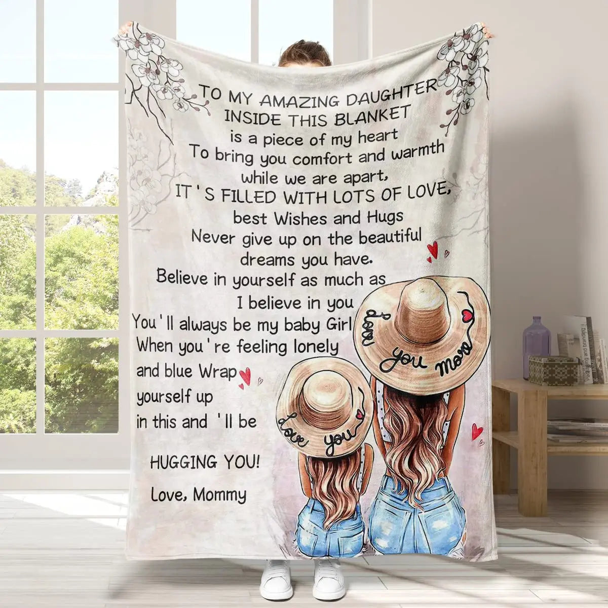 Sofa Throw Blanket for Daughter – Heartfelt Birthday & Christmas Gift
