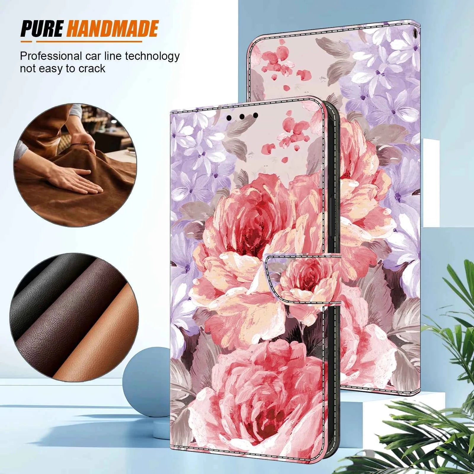 3D Magnetic Flip Leather Cover Wallet Case For iPhone 17 17e 16e 16 15 14 13 12 11 Mini Air Pro Max Plus