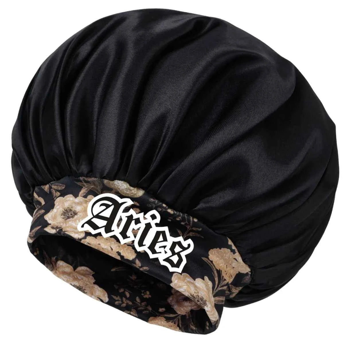 Unisex Lightweight Cotton Twill Bonnet - Breathable, Adjustable Strap, Zodiac Constellation Print for Casual Daily Wear