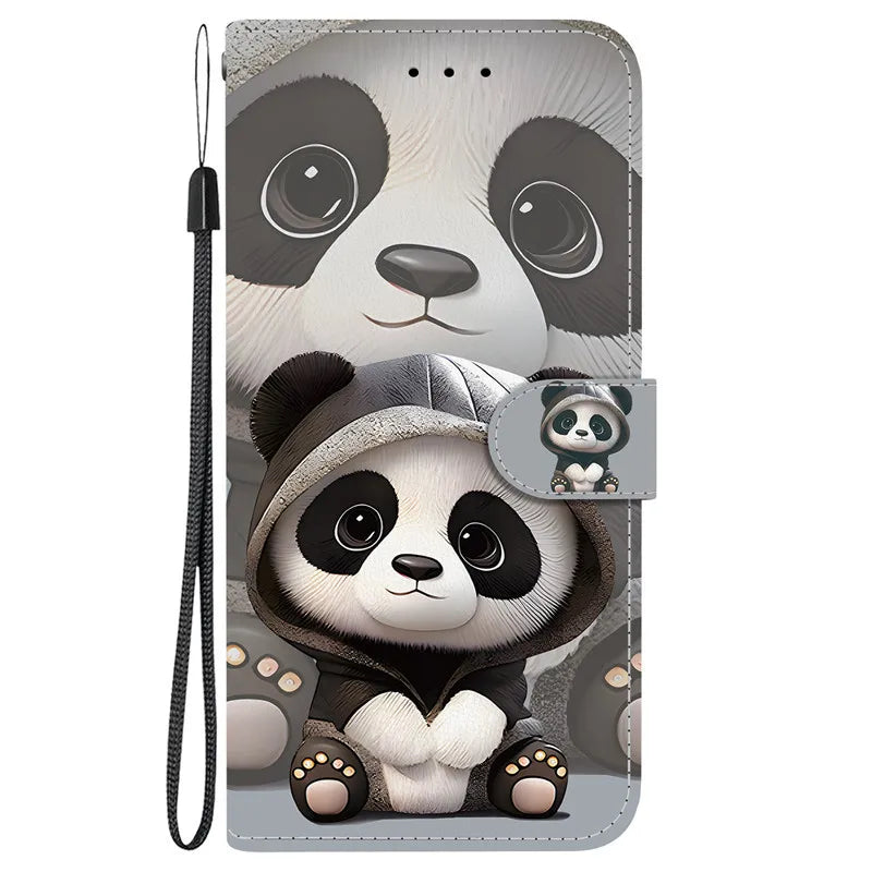 Elegant Colored Flower Wallet Phone Case For iPhone 15 14 Plus 13 Mini 15Pro Pro Max Magnetic Flip Leather Cover Cute 3D Pattern