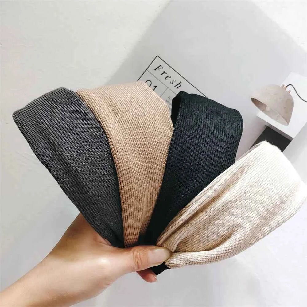 Wide Women Hairband Solid Lace Turban Solid Elastic Hair Bands Hair Accessories Headband for Women Girls Headdress Dropship Gift