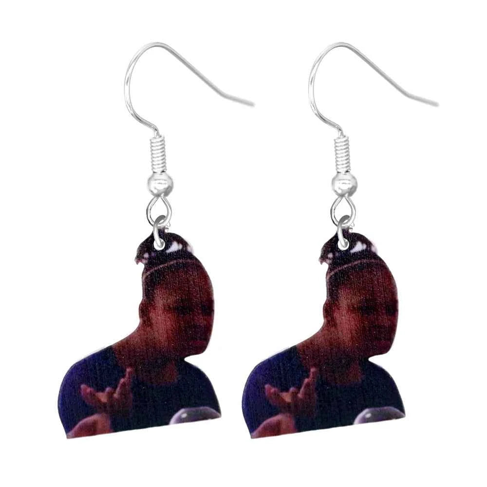 Animal Earrings For Women Cute Female Acrylic Earrings Funny  Personal Party Gifts Duck  Dog Cat