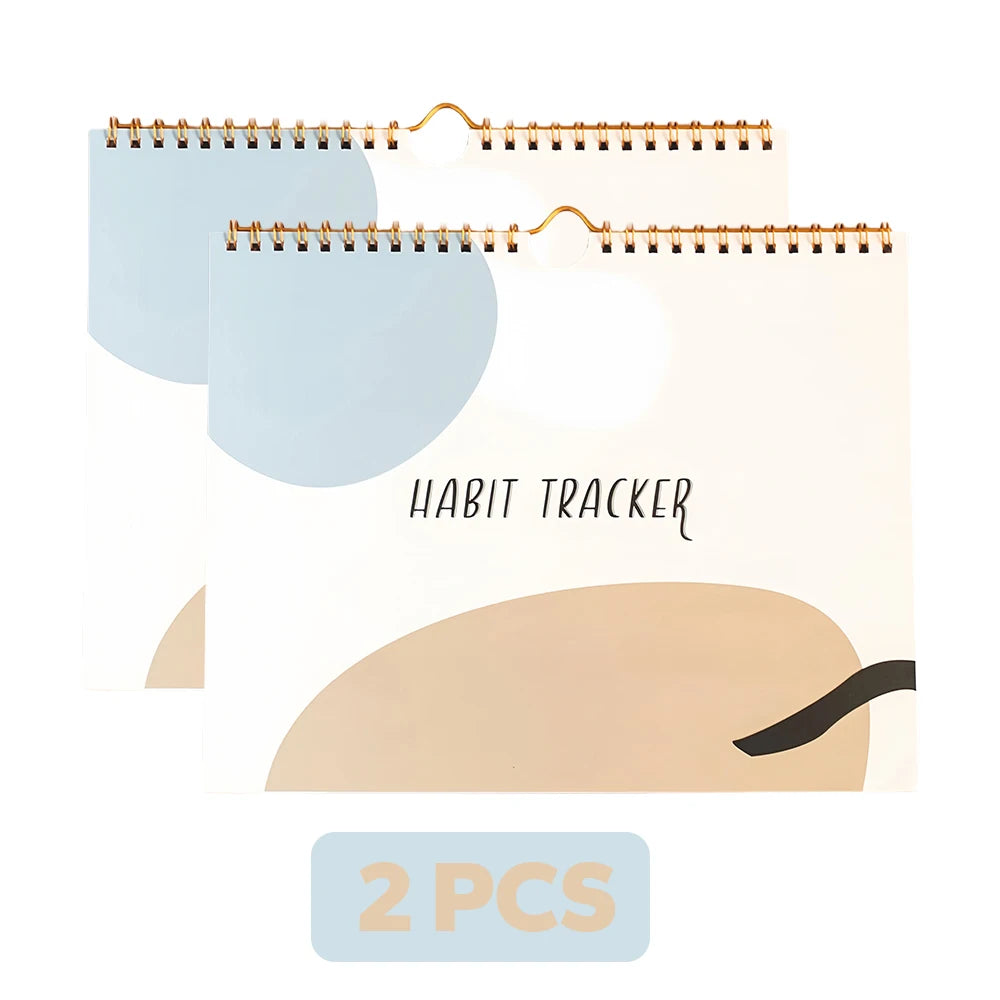 12-Month Habit Tracker Journal – Undated Goal Planner & Weekly Habit Calendar