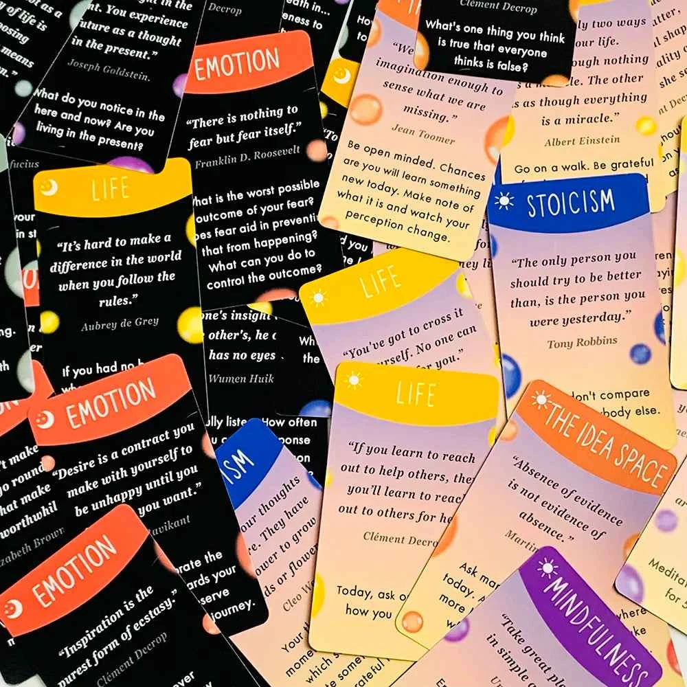 New Oracle Cards 100 Mindful Prompts For Self Care Stress Relief Cards A Pleasant Night Of Games The Best Gift-giving
