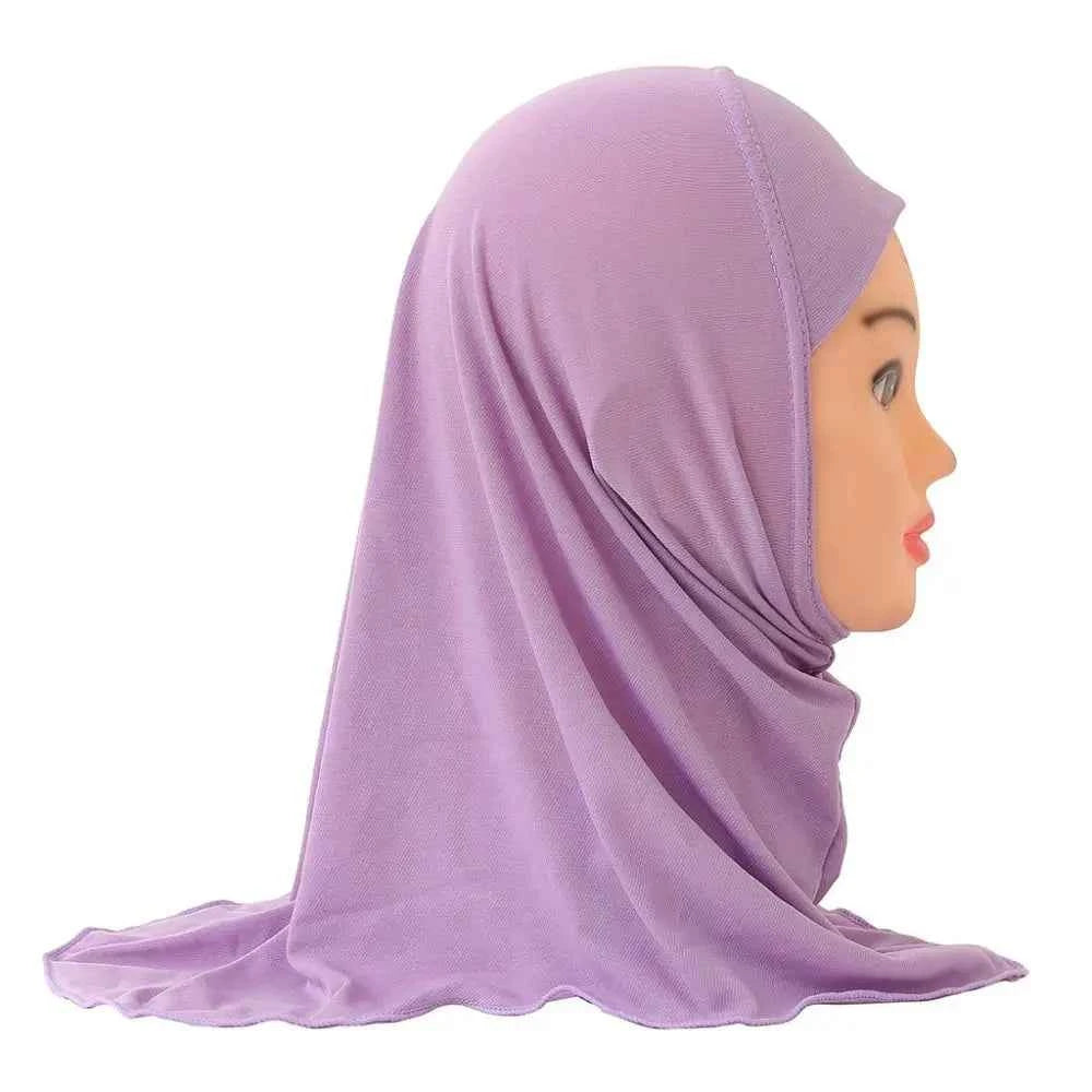 50cm Children’s Hijabs – Soft & Stretchy Muslim Girls’ Headscarf for Ages 2–7