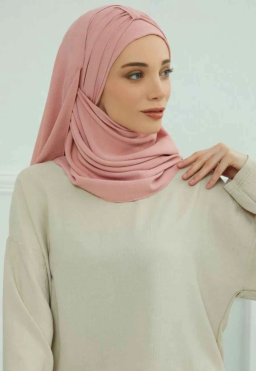Large Plain Muslim Hat Inner Hijab Caps Ramadan Headwraps Pre-design