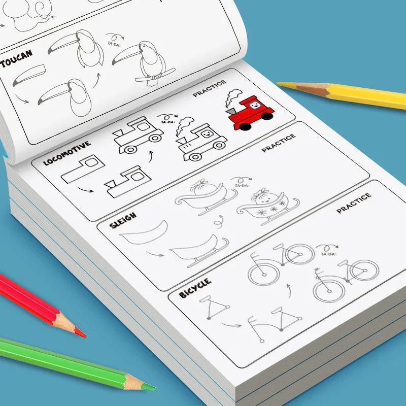 How to Draw Everything for Kids – Step-by-Step Art & Drawing Learning Book